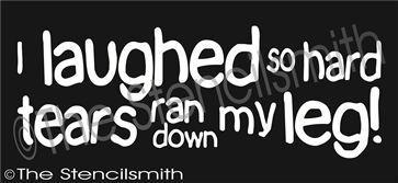 1995 - I laughed so hard tears ran - The Stencilsmith