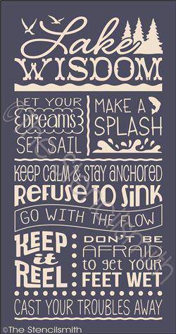 2041 - LAKE WISDOM - The Stencilsmith