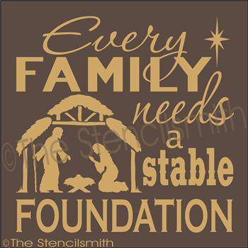 2050 - Every family need a stable foundation - The Stencilsmith