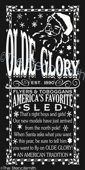 2077 - Olde Glory Sleds - The Stencilsmith