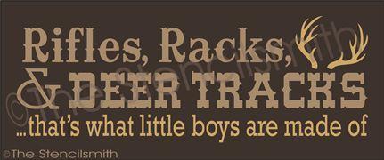 2096 - Rifles Racks and Deer Tracks - The Stencilsmith