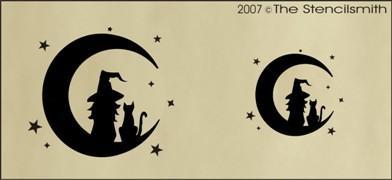 20 - moon witch - The Stencilsmith