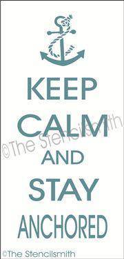 2100 - Keep Calm and Stay Anchored - The Stencilsmith