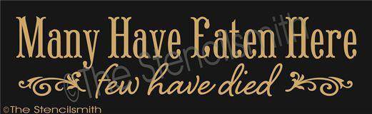 2138 - Many have eaten here - The Stencilsmith
