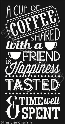 2147 - A cup of coffee shared - The Stencilsmith
