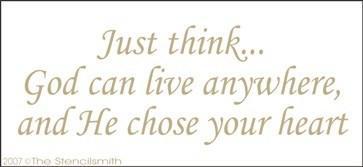 216 - God Can Live anywhere - The Stencilsmith