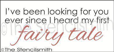 2202 - I've been looking for you ... fairy tale - The Stencilsmith