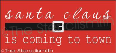 2213 - Santa Claus is coming to town - The Stencilsmith