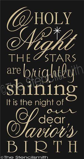 2215 - O HOLY NIGHT - The Stencilsmith