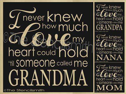 2258 - I never knew how much love my heart - The Stencilsmith