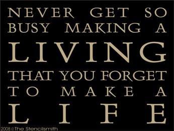 228 - Never Get So Busy - The Stencilsmith