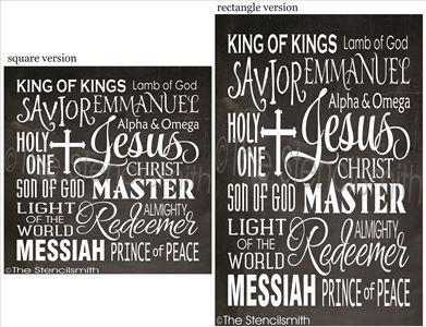 2303 - Names of Jesus - The Stencilsmith