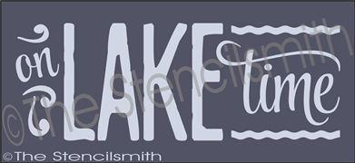 2316 - On Lake Time - The Stencilsmith