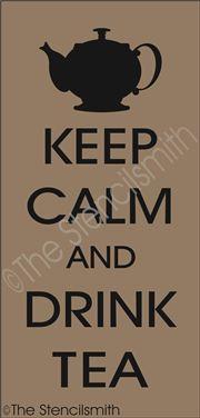 2321 - Keep Calm and Drink TEA - The Stencilsmith