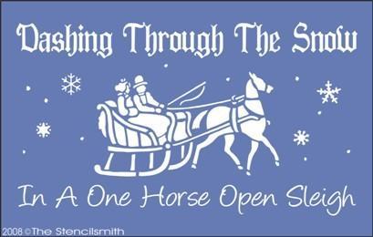 232 - Dashing Through The Snow - The Stencilsmith