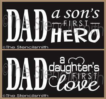 2361 - DAD a son's / daughter's first - The Stencilsmith