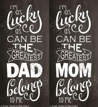 2362 - I'm as lucky as can be - The Stencilsmith