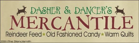 236 - Dasher & Dancer's Mercantile - The Stencilsmith
