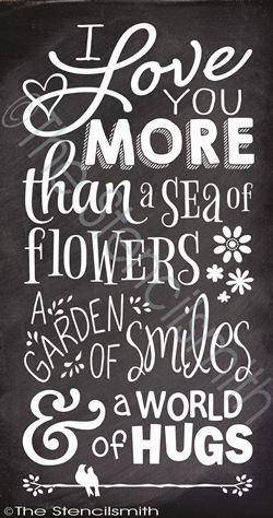 2378 - I love you more than - The Stencilsmith