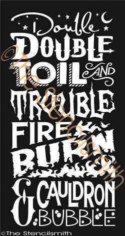 2404 - DOUBLE DOUBLE - The Stencilsmith