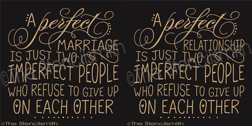 2431 - a perfect marriage - The Stencilsmith