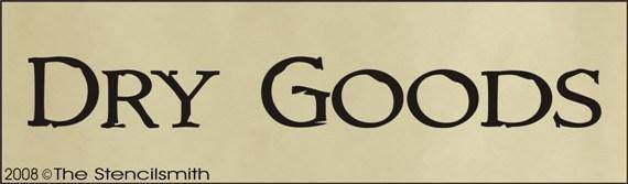 243 - Dry Goods - The Stencilsmith