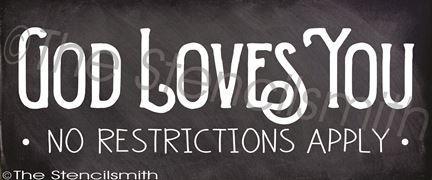 2504 - God Loves You - The Stencilsmith