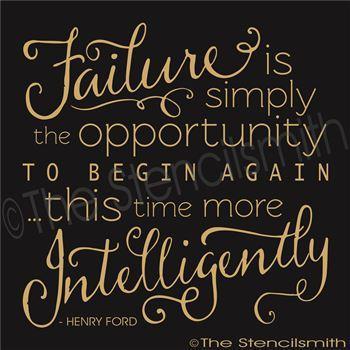2507 - Failure is simply - The Stencilsmith