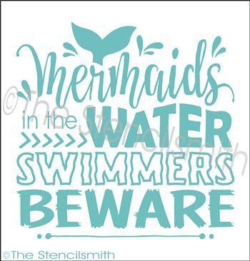 2531 - Mermaids in the water - The Stencilsmith