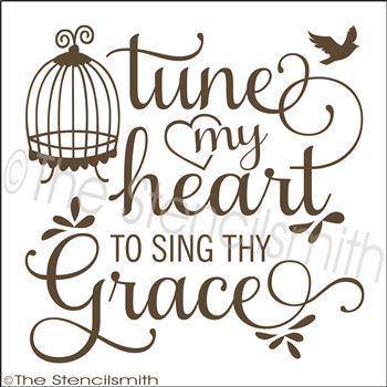 2545 - Tune my heart to - The Stencilsmith
