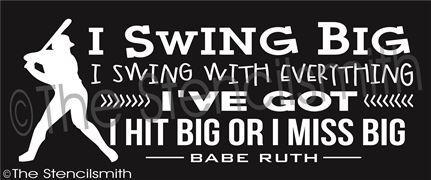 2553 - I SWING BIG - The Stencilsmith