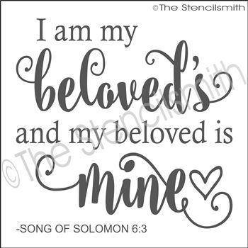 2595 - I am my beloved's - The Stencilsmith