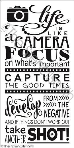 2609 - Life is like a CAMERA - The Stencilsmith