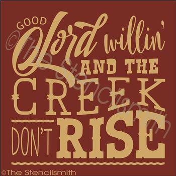 2622 - Good Lord willin' - The Stencilsmith