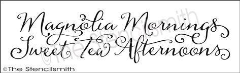 2635 - Magnolia Mornings Sweet Tea - The Stencilsmith