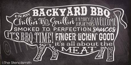 2636 - Backyard BBQ - The Stencilsmith
