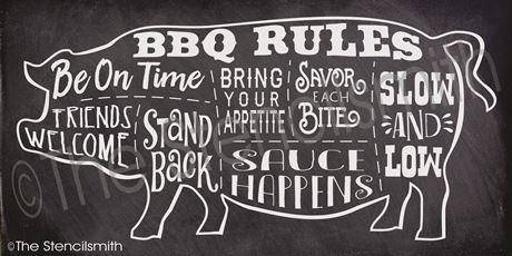 2637 - BBQ Rules - The Stencilsmith