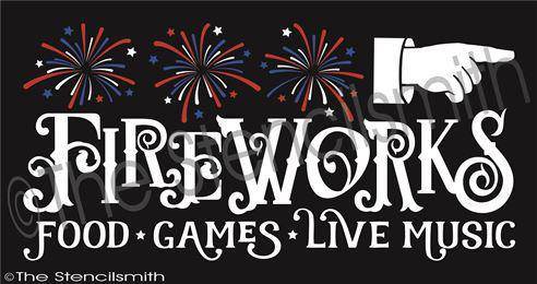2656 - FIREWORKS - The Stencilsmith