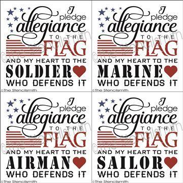 2663 - I pledge allegiance ... and my heart - The Stencilsmith