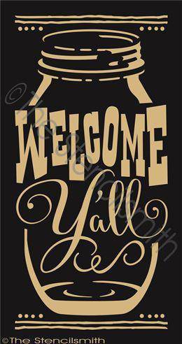 2665 - Welcome Y'all - The Stencilsmith