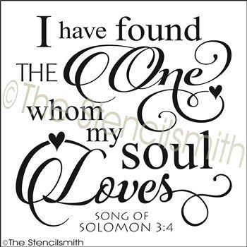 2706 - I have found the one whom - The Stencilsmith