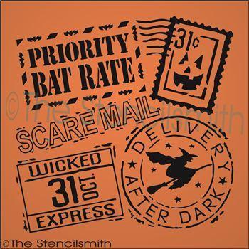 2727 - Halloween Postmarks - The Stencilsmith