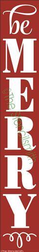 2772 - Be Merry - The Stencilsmith