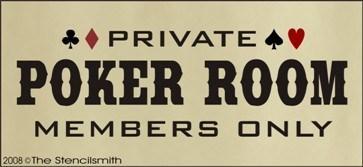 277 - Poker Room - The Stencilsmith