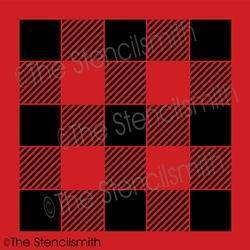 2810 - Buffalo Plaid (medium checks) - The Stencilsmith