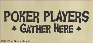 281 - Poker Players Gather Here - The Stencilsmith