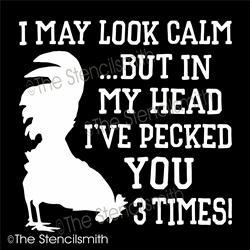 2853 - I may look calm but - The Stencilsmith