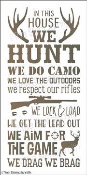 2854 - In this house we HUNT - The Stencilsmith