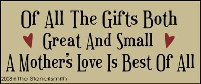 Of all the gifts both great and small - A - The Stencilsmith