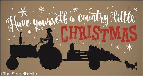 2921 - Have yourself a country little Christmas - The Stencilsmith